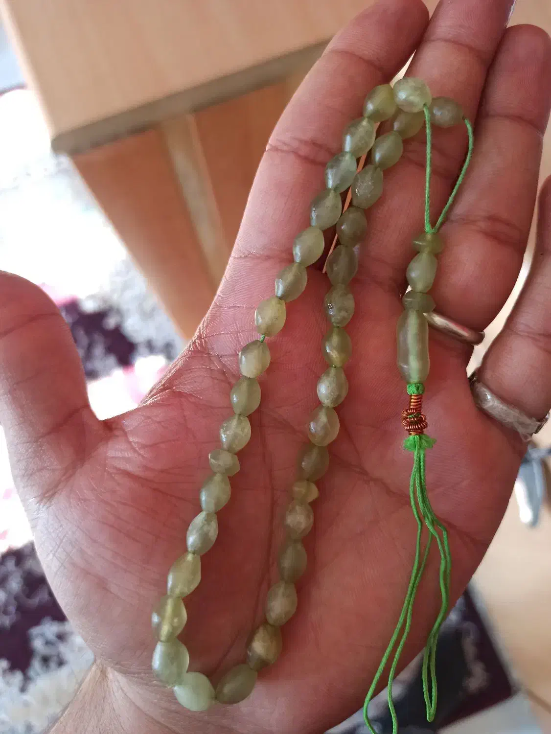 تسبیح شاه مقصود قدیمی|جواهرات|سنندج, |دیوار