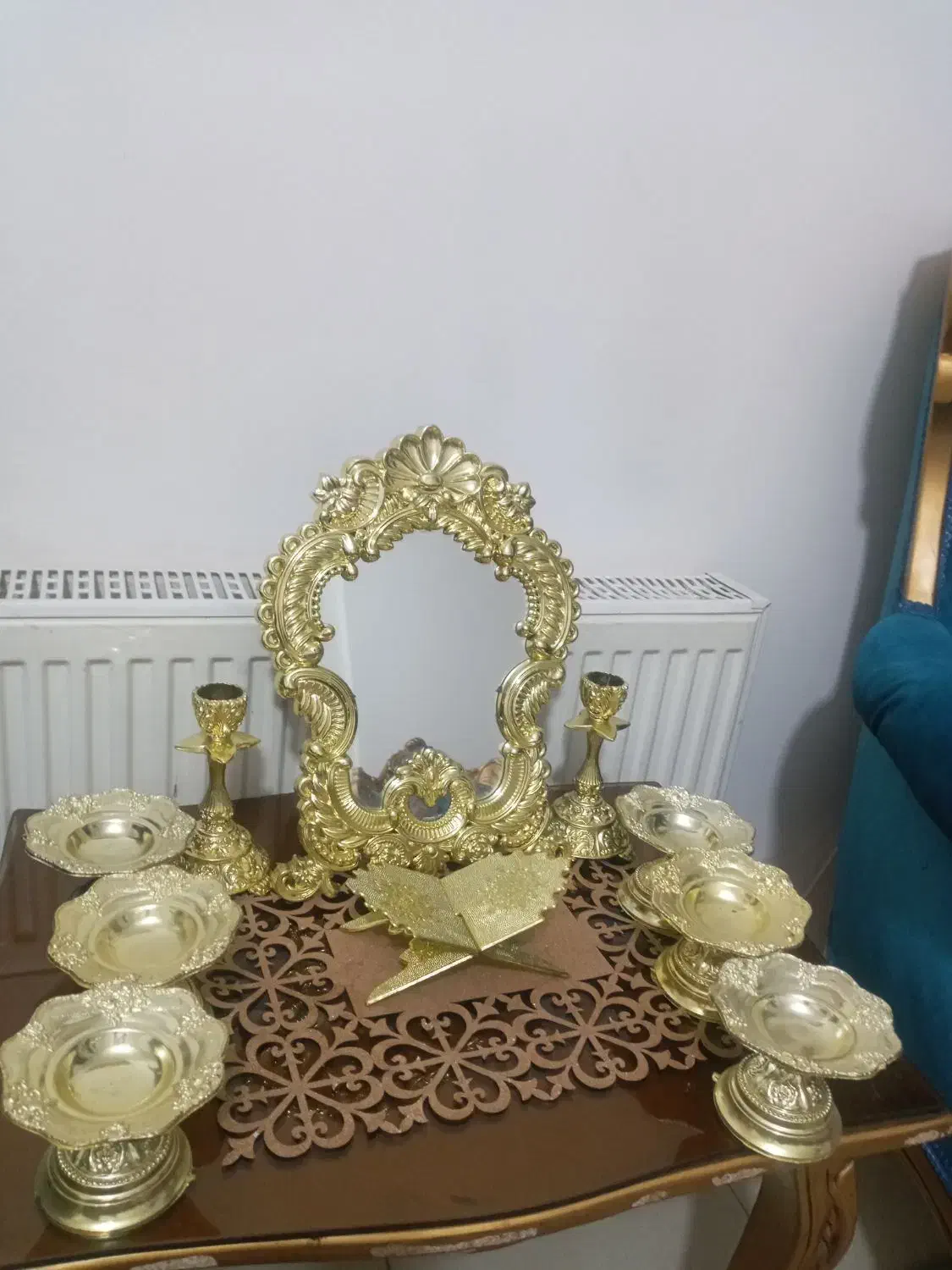 هفت سین|آینه|پرند, فاز ۶|دیوار