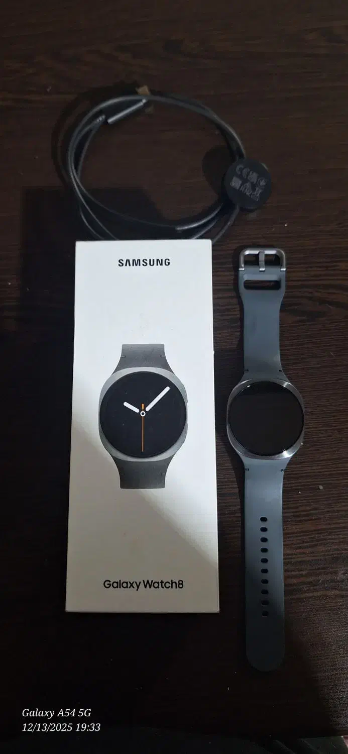 گلکسی واچ 8 مشکی 40mm در حد نو با گارانتی|ساعت|شاهین‌شهر, فدک|دیوار