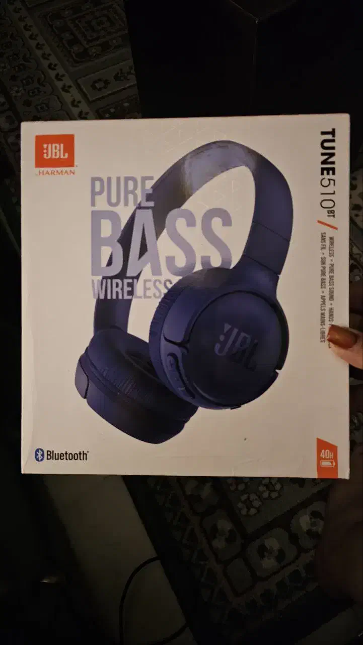 هدفون JBL Tune 510BT نو و آکبند با قیمت عالی|لوازم جانبی موبایل و تبلت|تهران, جمال‌زاده|دیوار