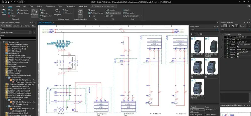 نقشه کشی الکتریکال Eplan P8|خدمات پیشه و مهارت|اردبیل, |دیوار