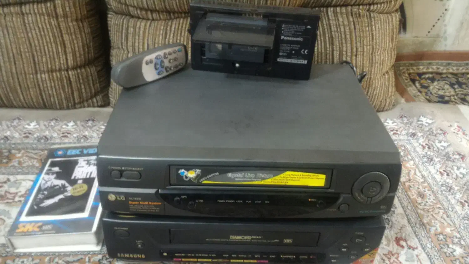 دوعدد ویدیو الجی وسامسونگ|پخشکننده DVD و ویدیو|ری, سیزده آبان|دیوار