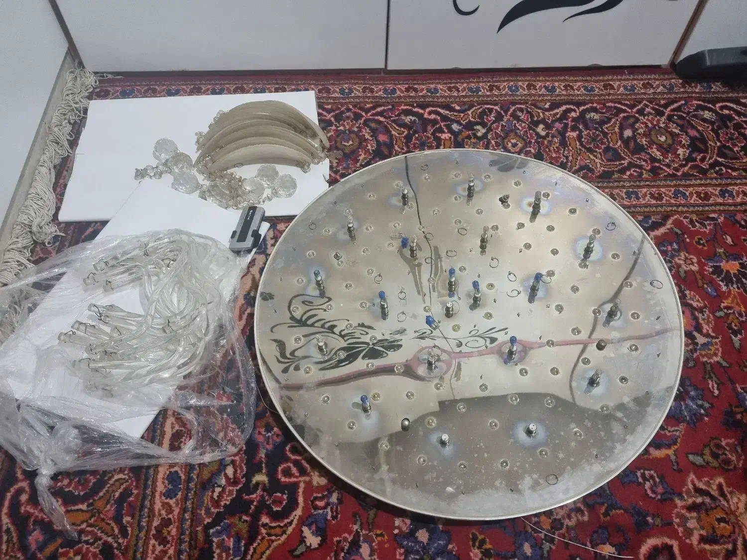 لوستر ریموت دار و آیفون|لوستر و چراغ آویز|شیراز, شهرک والفجر|دیوار