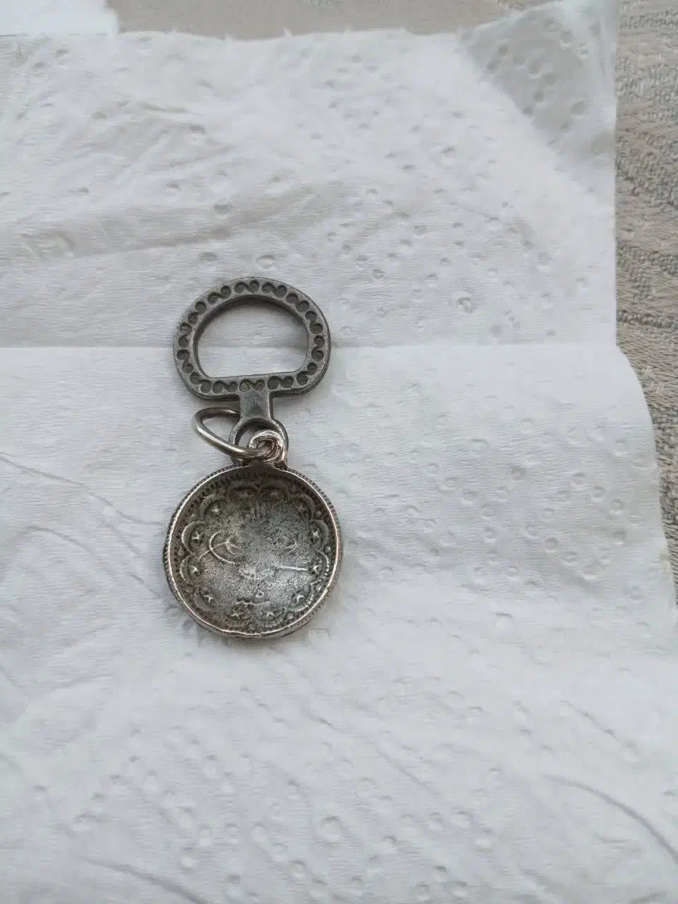 سکه یا گردن آویز قسطنطنیه عثمانی ۱۳۲۷ نقره اصل|کلکسیون اشیاء عتیقه|ماهدشت, |دیوار