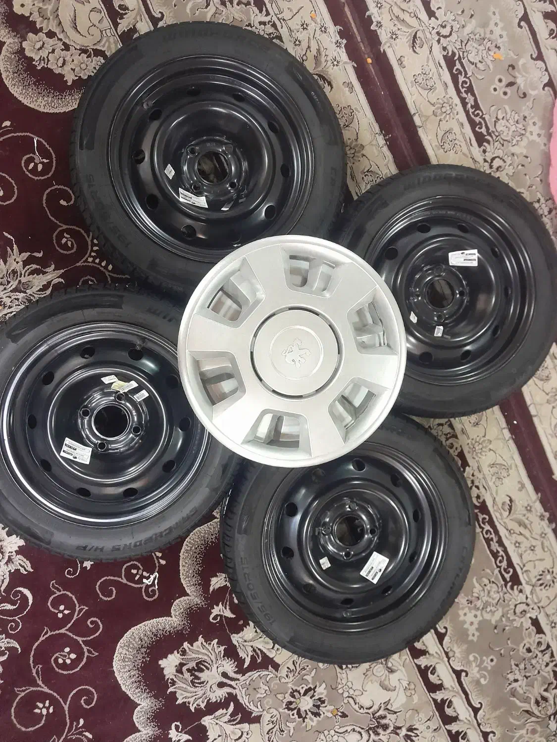 رینگ همراه لاستیک۱۵|قطعات یدکی و لوازم جانبی|خرمشهر, |دیوار