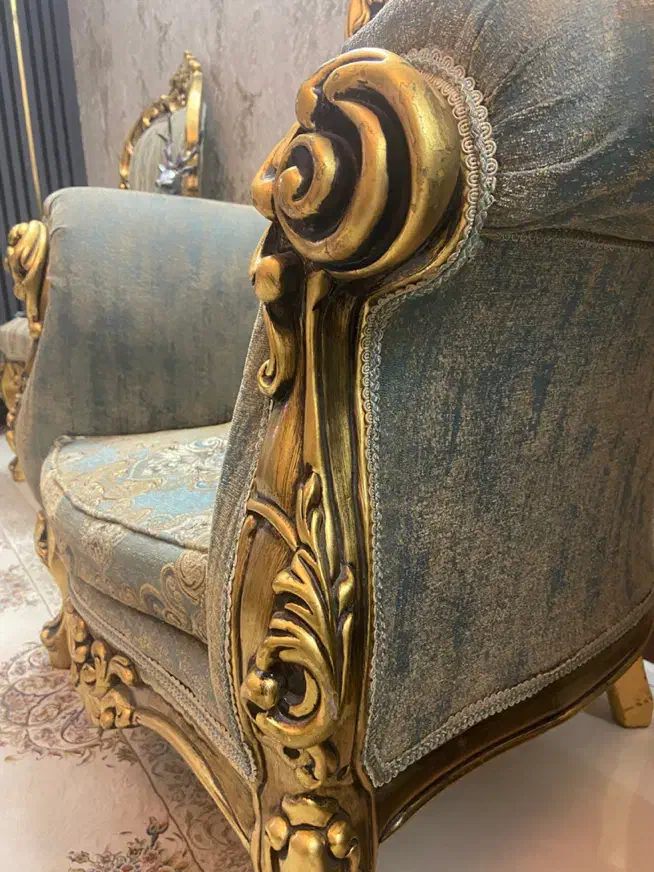 مبل سلطنتی ورق طلا|مبلمان خانگی و میز عسلی|مشهد, رضاشهر|دیوار