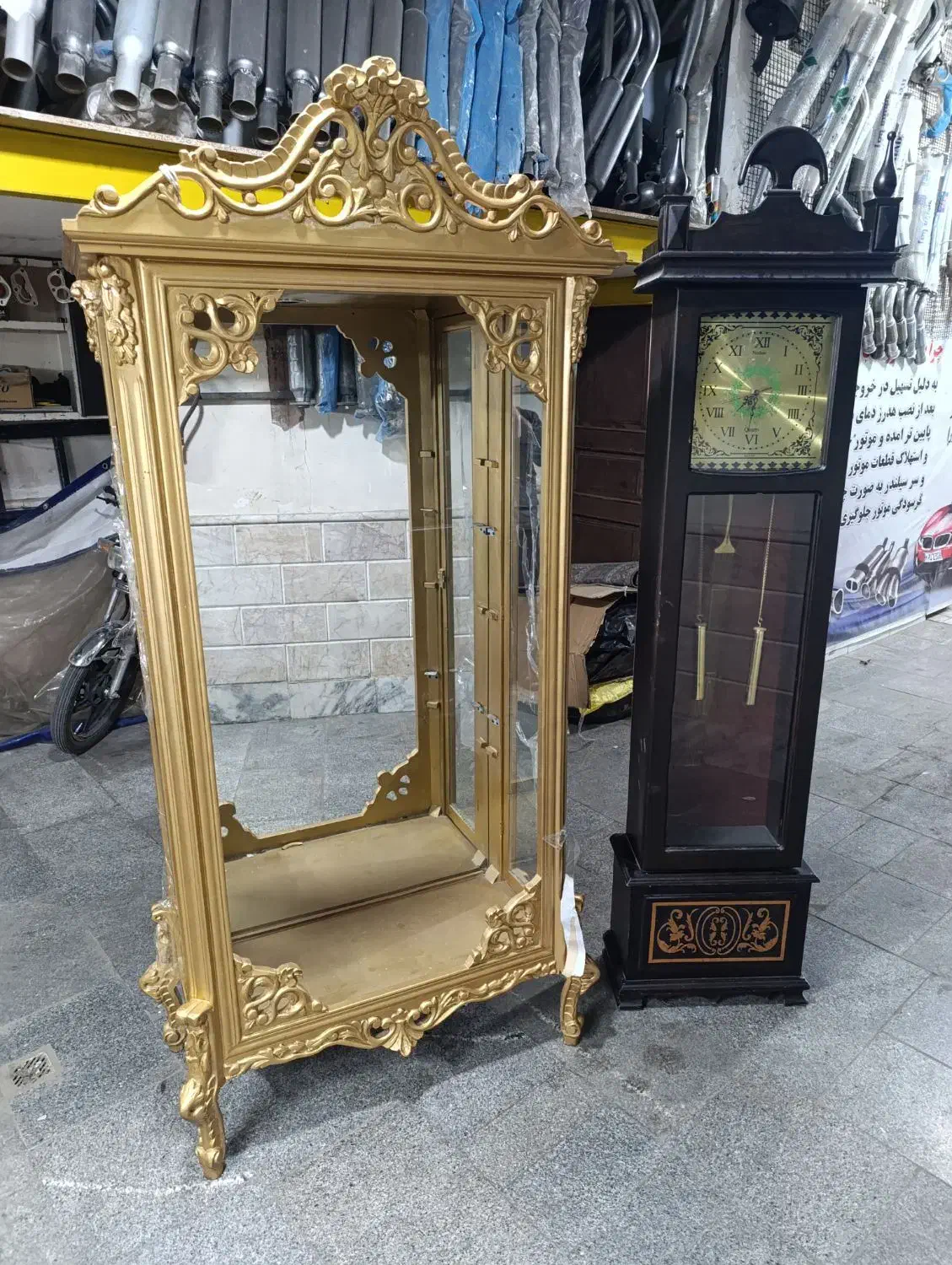 گنجه و ساعت|بوفه، ویترین، کنسول|مشهد, شفا|دیوار