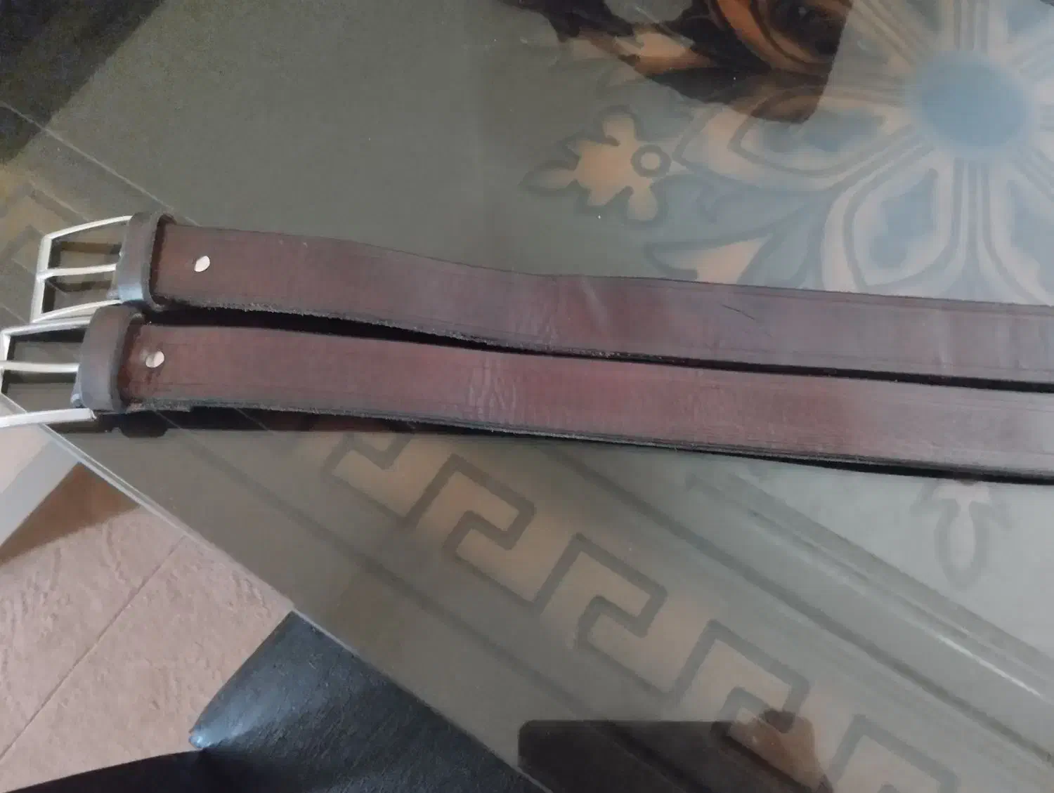 دو عدد کمربند چرمی اصل|کیف، کفش، کمربند|شیراز, میرزاکوچک خان|دیوار