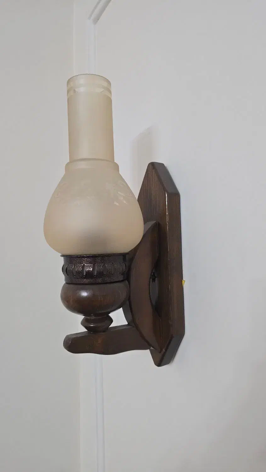 لوستر و دیوارکوب چوبی|لوستر و چراغ آویز|سبزوار, کاشفی شمالی (دادگستری)|دیوار