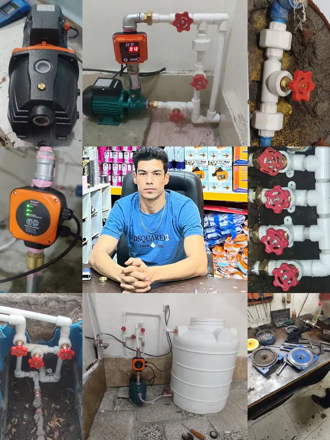 (پمپ آب نیم) اسب با اتومات لوازم کامل کم صدا (چکی)|مصالح و تجهیزات ساختمان|مشهد, شهرک لشکر (شهرک غرب)|دیوار