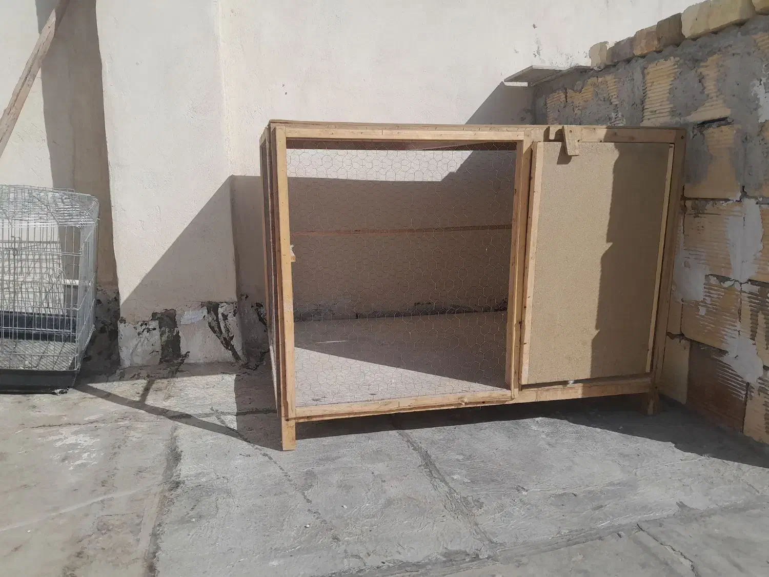 قفس چوبی جنس عالی|لوازم جانبی حیوانات|محلات, |دیوار