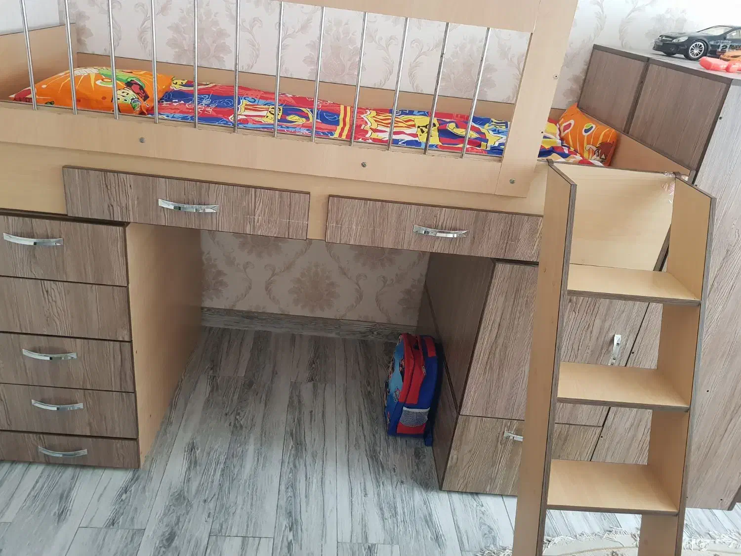 تخت با کمد|تخت و سرویس خواب|رشت, دیلمان|دیوار