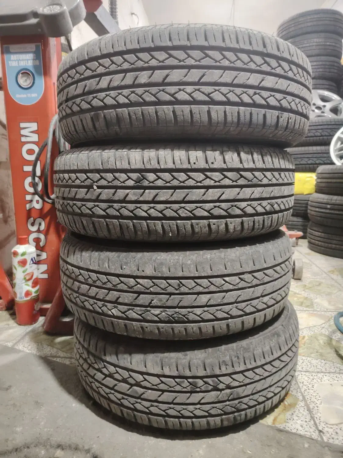 تایر 206 راناپلاس رینگ فولادی همراه قاپاق فابریکی|قطعات یدکی و لوازم جانبی|دهدشت, |دیوار