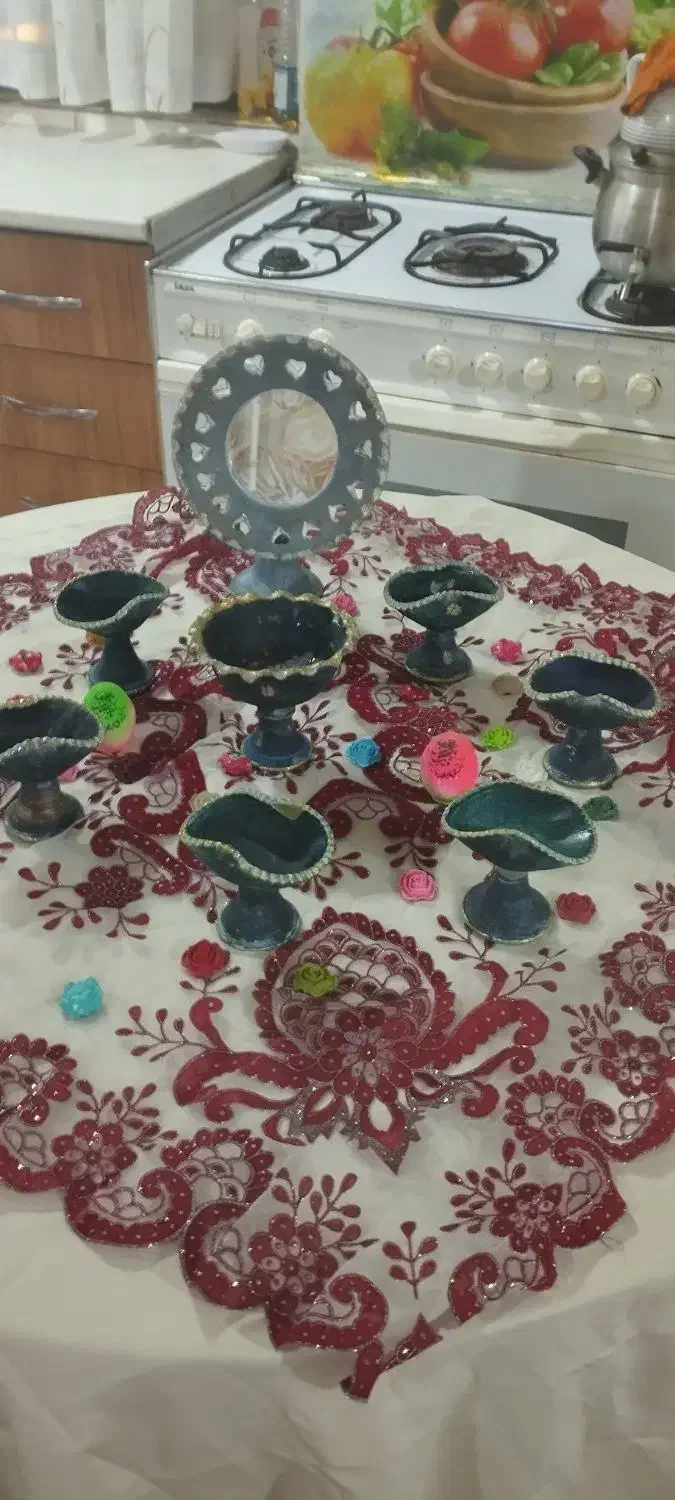 ظروف هفت سین|صنایع دستی و سایر لوازم تزئینی|قزوین, |دیوار