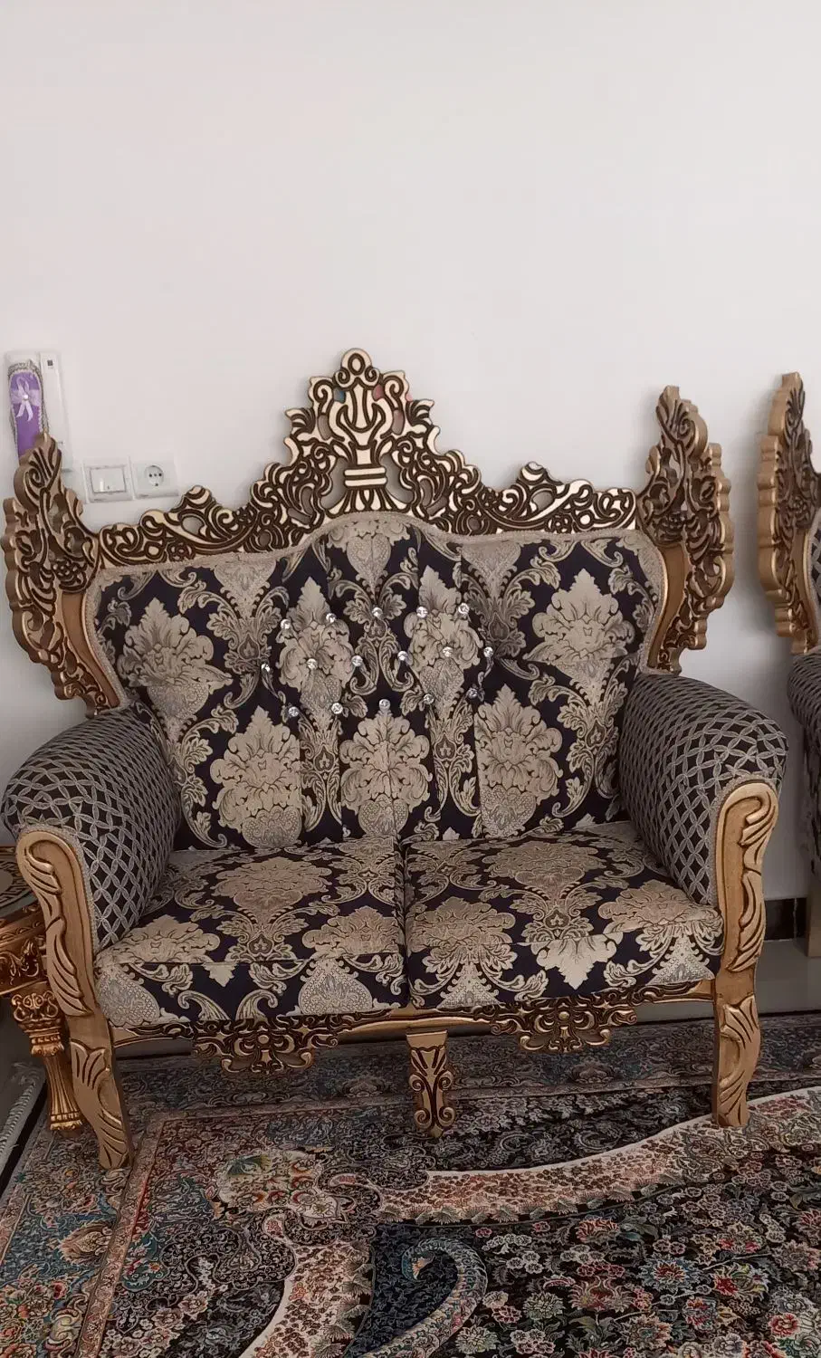 مبل سلطنتی|مبلمان خانگی و میز عسلی|قروه, |دیوار