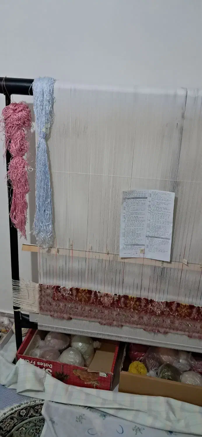 دار قالی چله کشی شده|فرش|اندیشه, اندیشه فاز ۴|دیوار