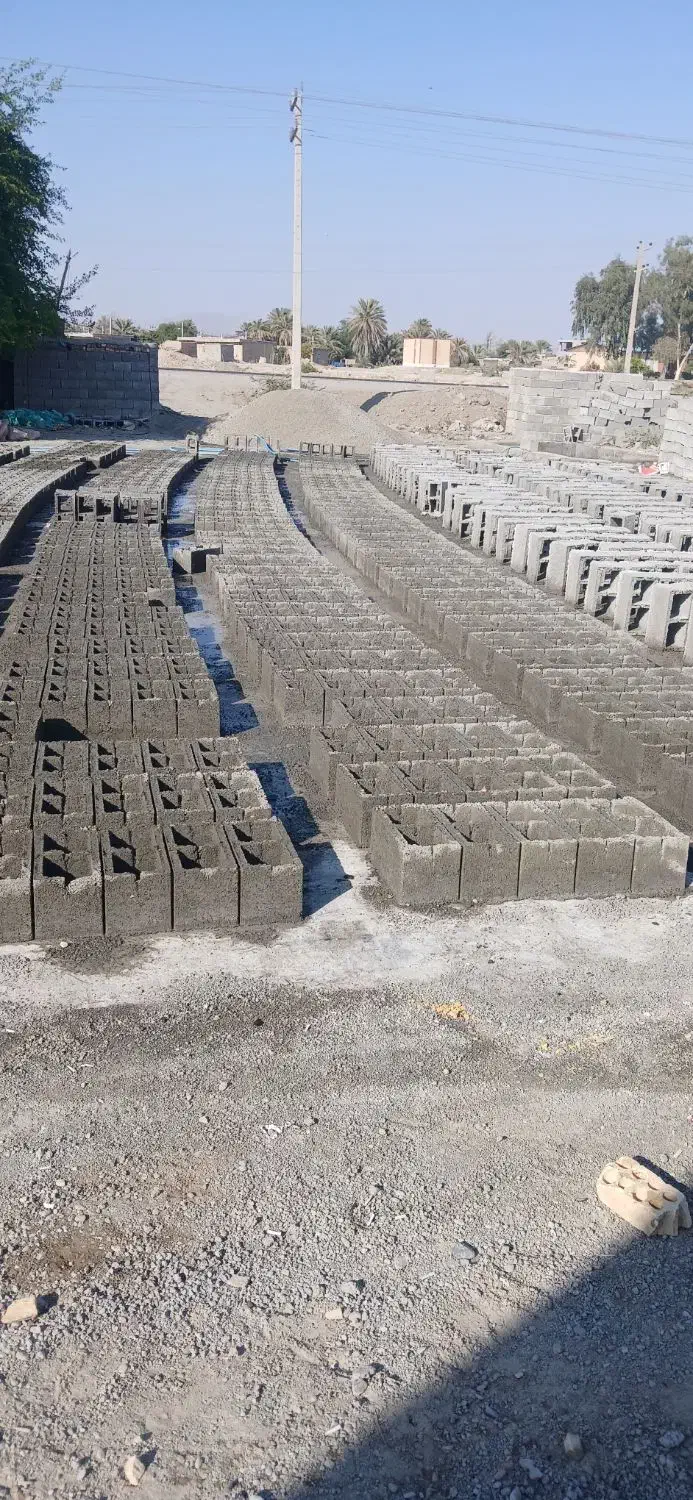 بلوک زنی وزیری|مصالح و تجهیزات ساختمان|کهنوج, |دیوار