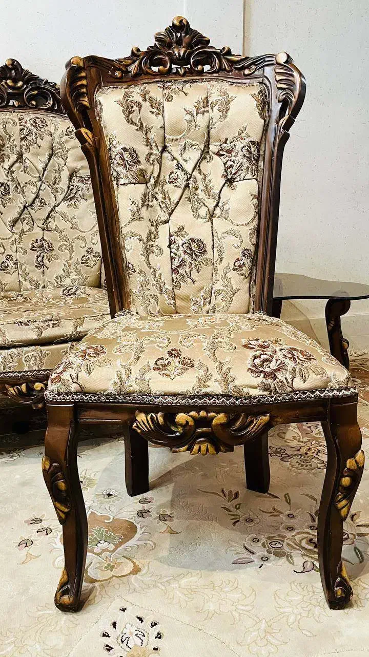 مبل سلطلنتی 9 نفره همراه با جلو مبلی|مبلمان خانگی و میز عسلی|دلیجان, |دیوار