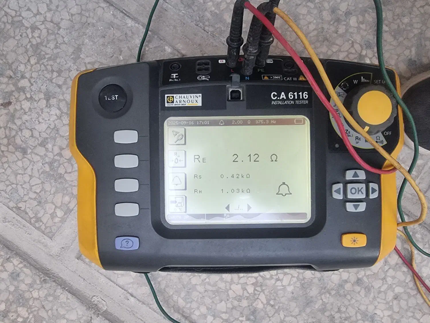 تست و عیب‌یابی سیستم ارتینگ و برق با دستگاه تخصصی|خدمات پیشه و مهارت|بیرجند, |دیوار