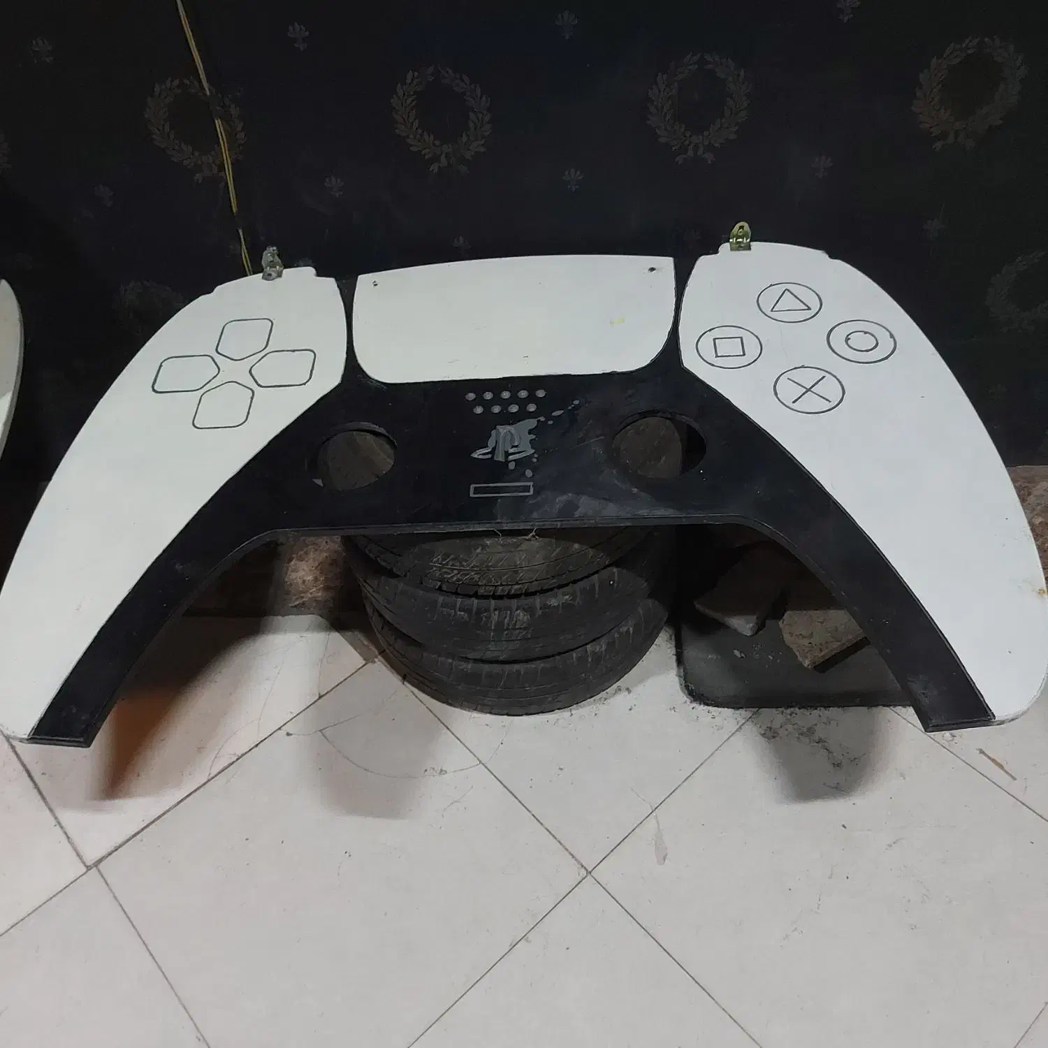 زیرکنسولی طرح دستهps5 مناسب برای گیمنت|کنسول، بازی ویدئویی و آنلاین|پرند, فاز ۵|دیوار