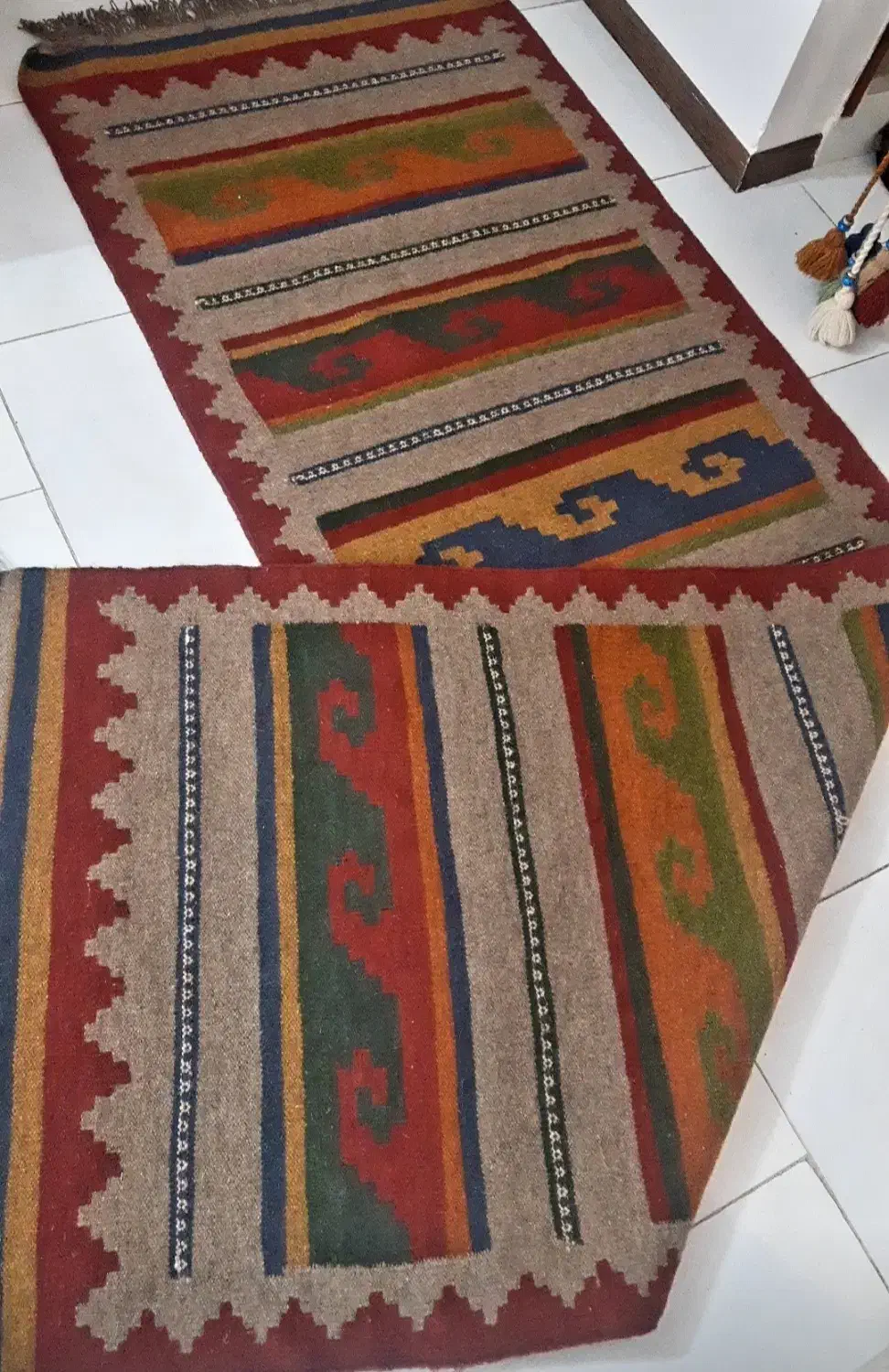 گلیم دستبافت|گلیم، جاجیم، گبه|بیرجند, |دیوار