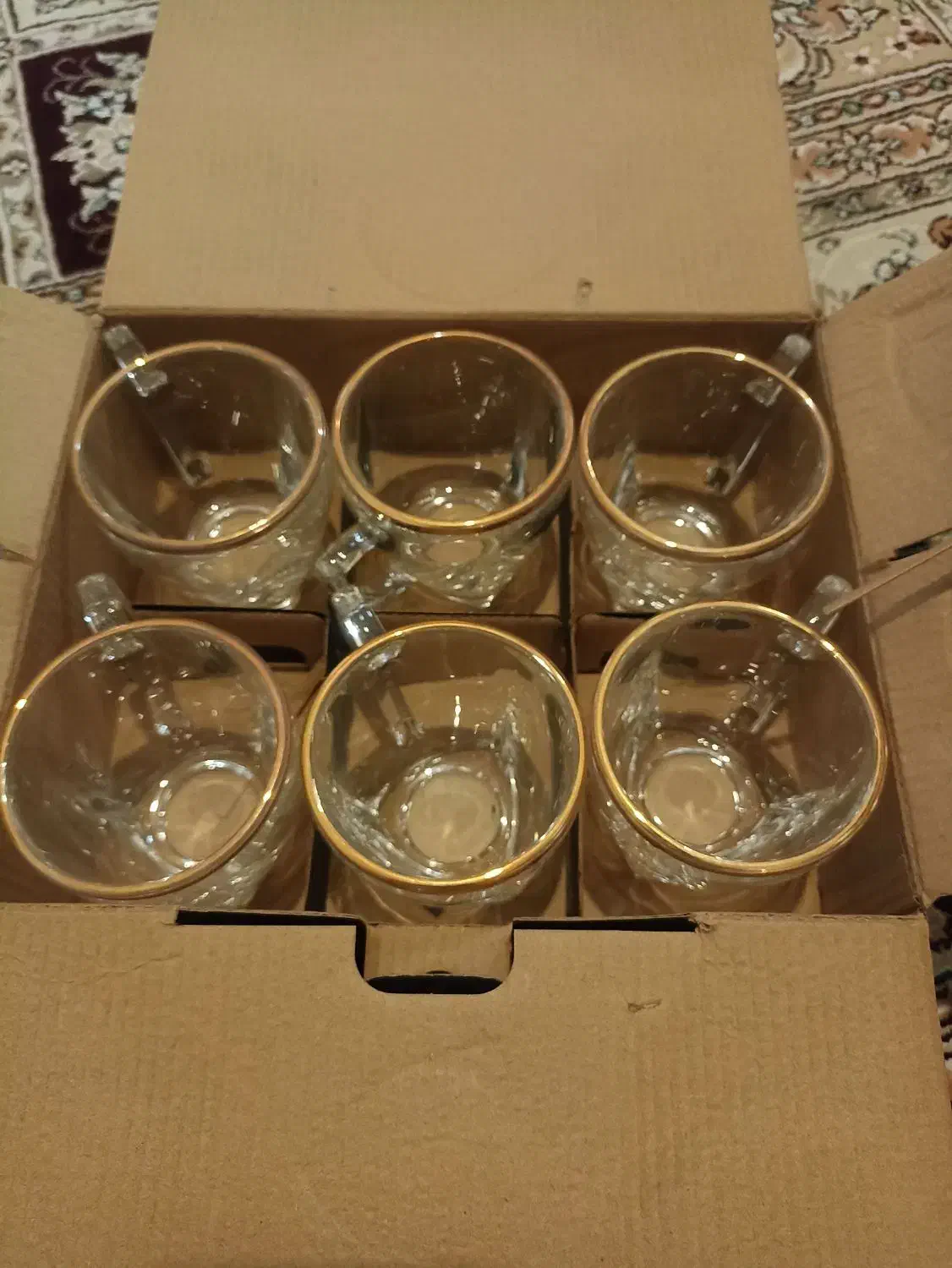 استکان و لیوان لب طلایی|ظروف سرو و پذیرایی|نورآباد ممسنی, |دیوار