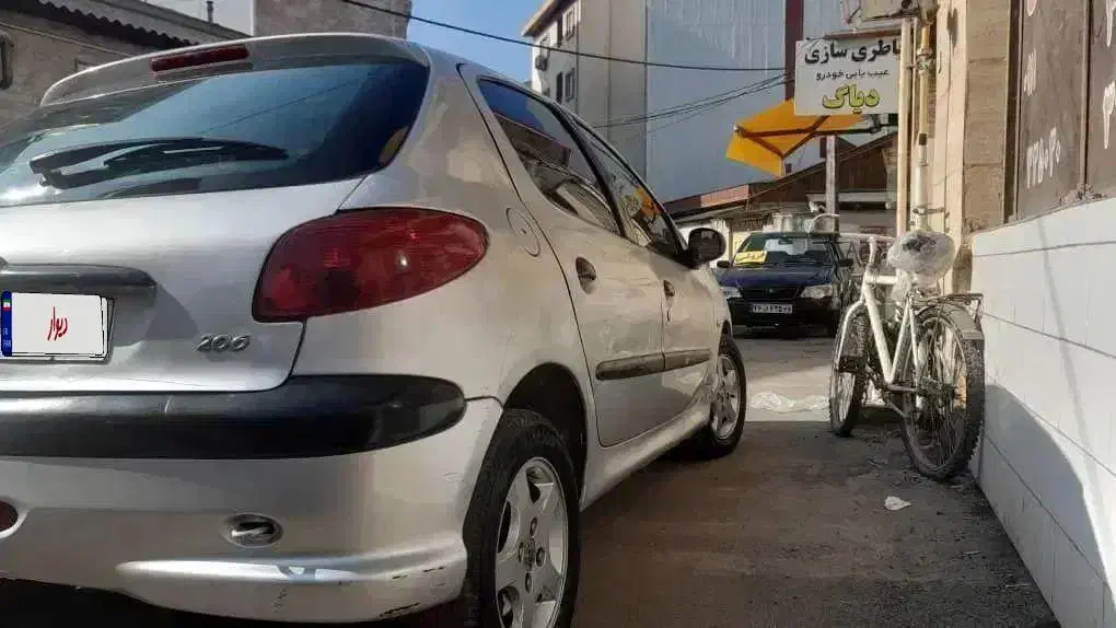 پژو۲۰۶تیپ۵ tu5 گژ وسط|خودرو سواری و وانت|رشت, جهاد|دیوار