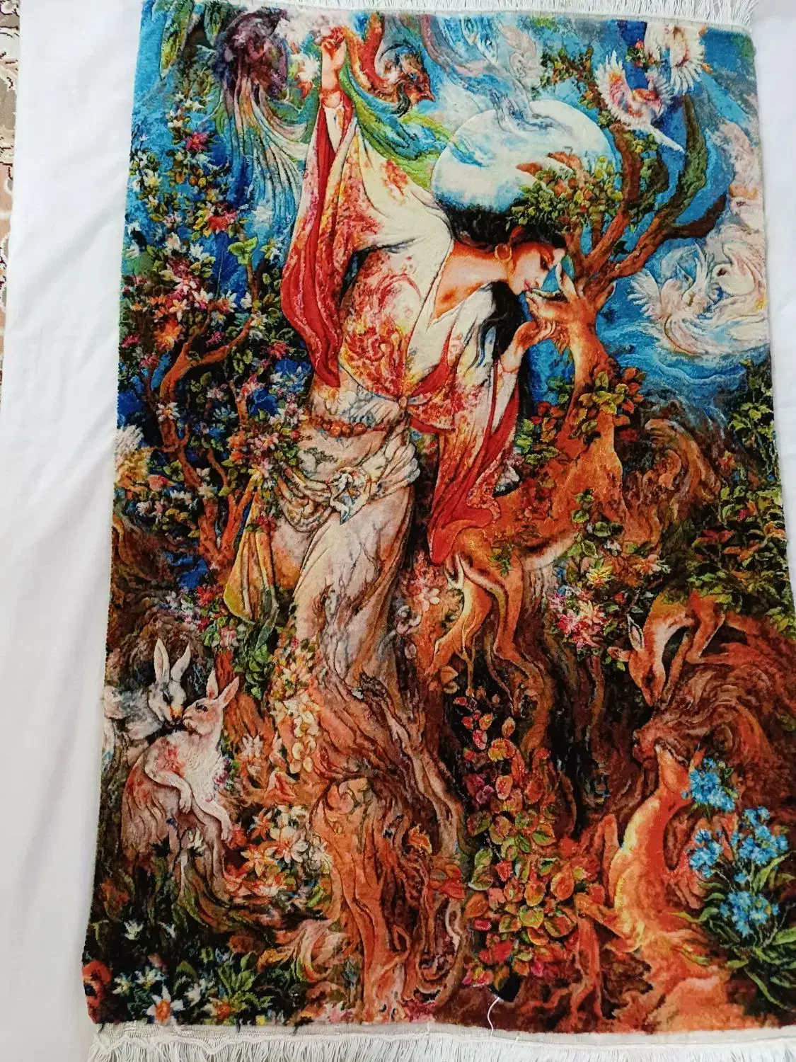 تابلو فرش دستباف|تابلو فرش|کاشان, مدرس|دیوار