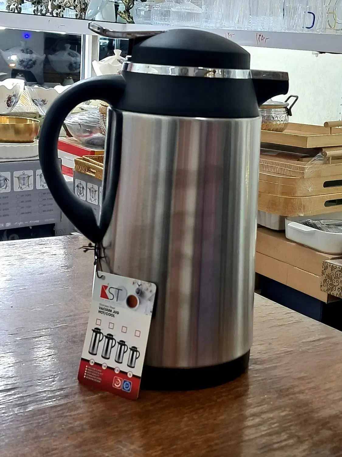 فلاسک چای ۱ و ۱/۶ لیتری مارک KST|ظروف نگهدارنده، پلاستیکی، یکبارمصرف|قره ضیاالدین, |دیوار