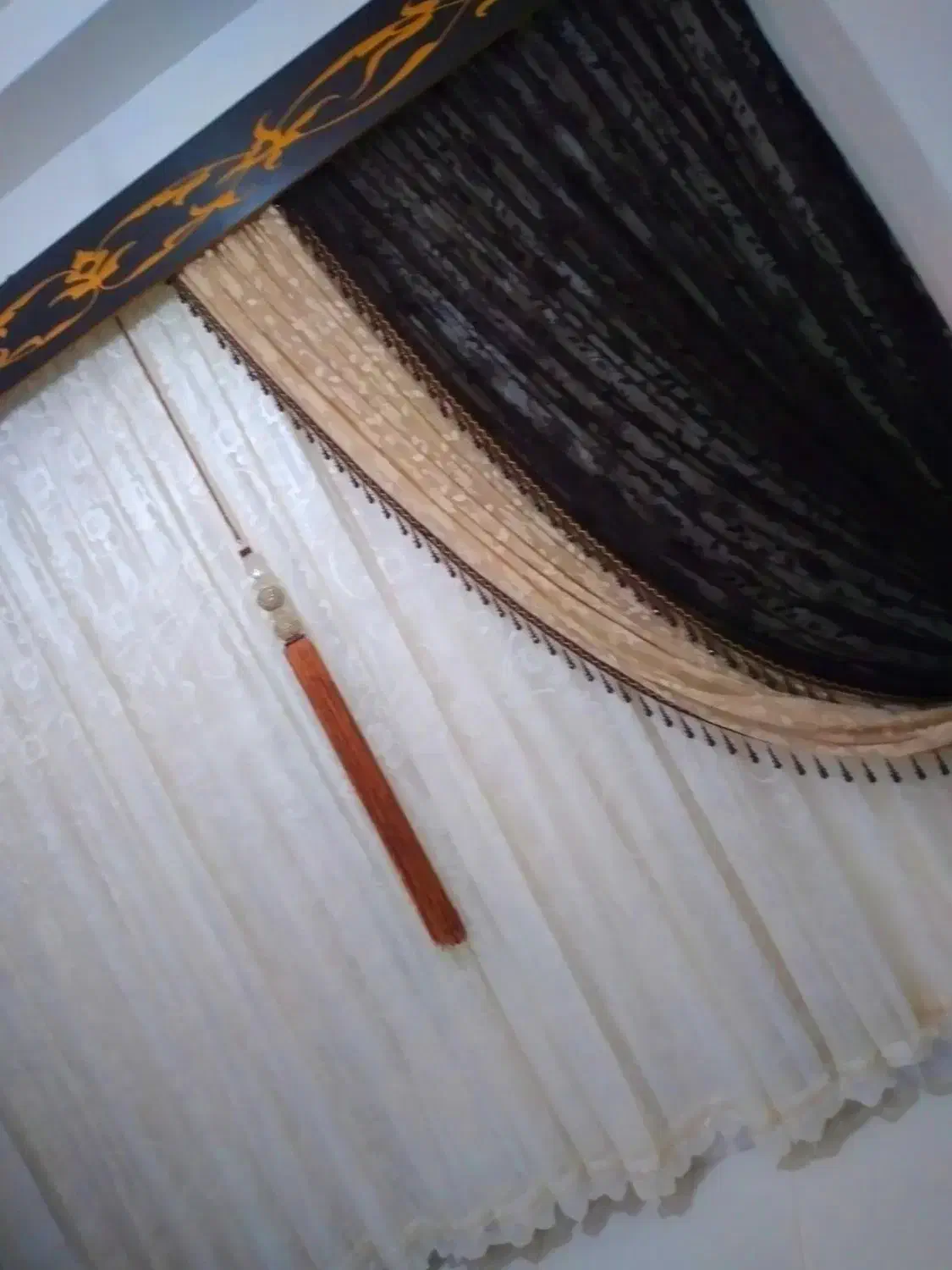 پرده پذیرایی|پرده، رانر، رومیزی|فاضل آباد, |دیوار