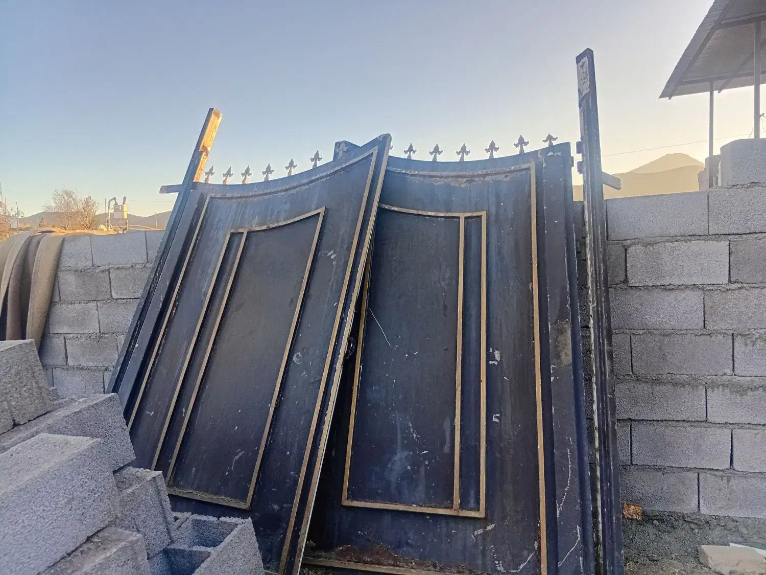 درب حیاط ویلایی|مصالح و تجهیزات ساختمان|سنقر, |دیوار