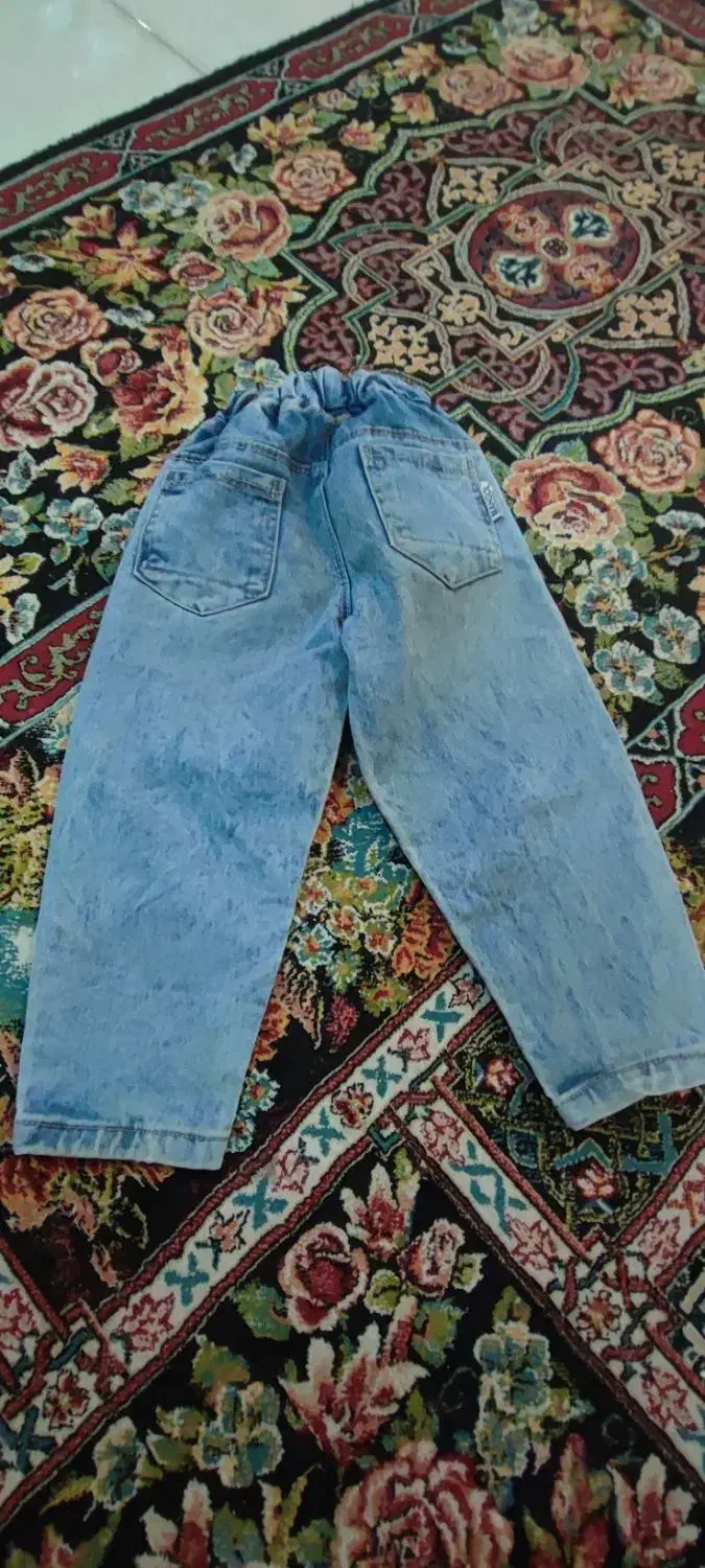 شلوار لی قد ۵۰ سانت مناسب دو تا سه سال|کفش و لباس بچه|مشهد, آبکوه|دیوار