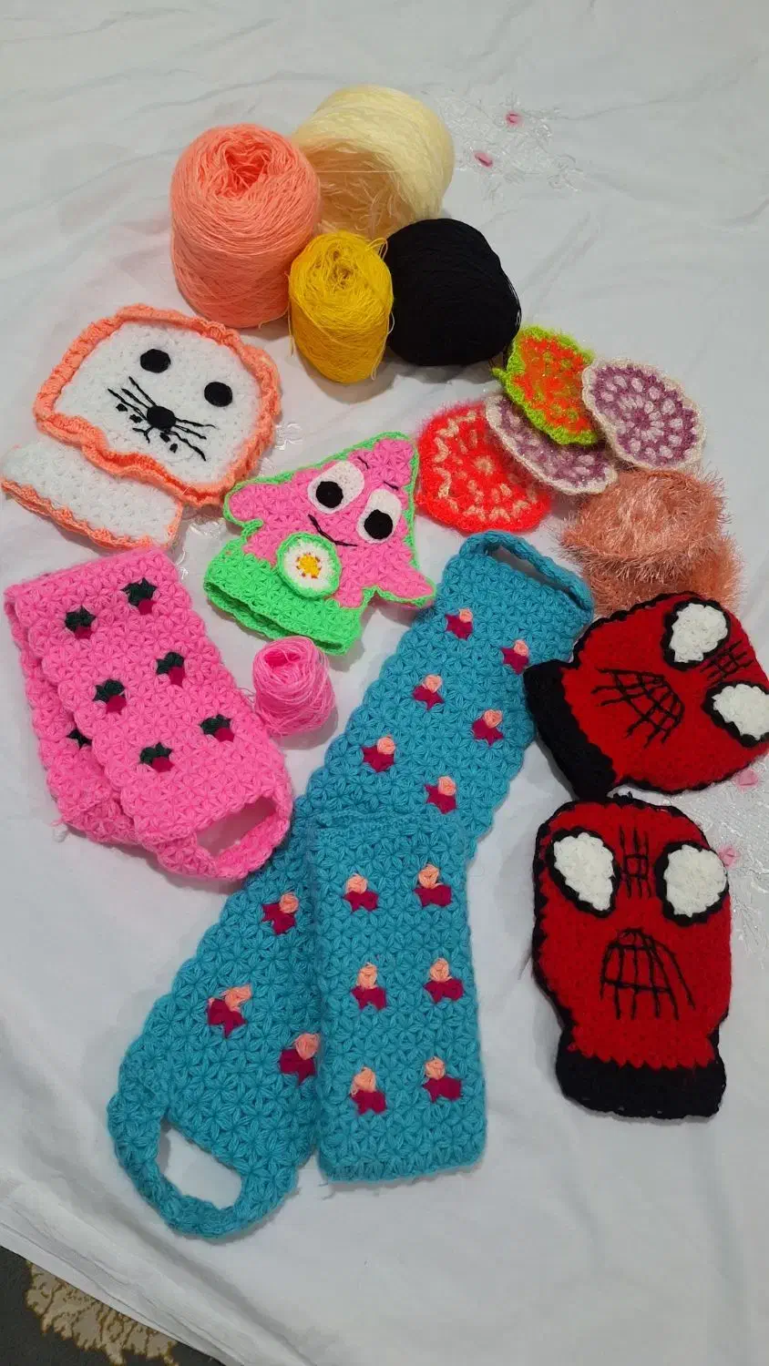 بافت انواع لیف اسکاج|صنایع دستی و سایر لوازم تزئینی|اسفراین, |دیوار