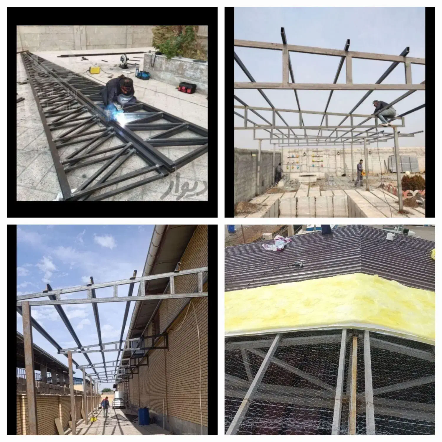 نصب و تعمیر آردواز و خرپا با ضمانت ۱۰ ساله|مصالح و تجهیزات ساختمان|تهران, خزانه|دیوار