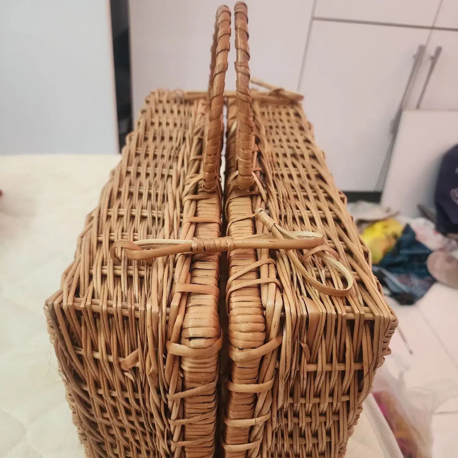 چمدان حصیری|صنایع دستی و سایر لوازم تزئینی|فولادشهر, C8|دیوار