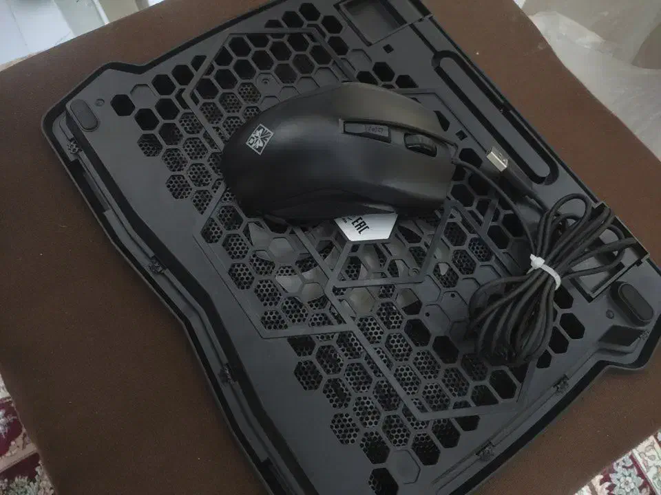 ماوس گیمینگ hp و کول پدcanyon. rgb|قطعات و لوازم جانبی رایانه|زاهدان, |دیوار