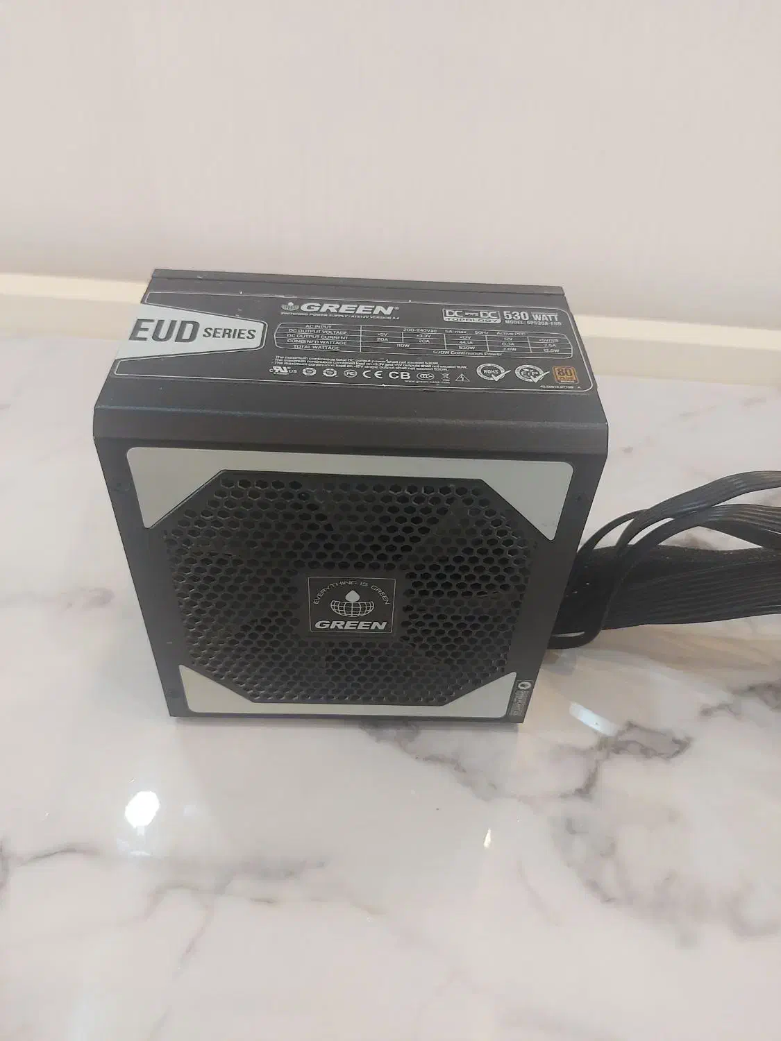 پاور ۵۳۰ گرین GP530A-EUD|قطعات و لوازم جانبی رایانه|پرند, فاز ۶|دیوار