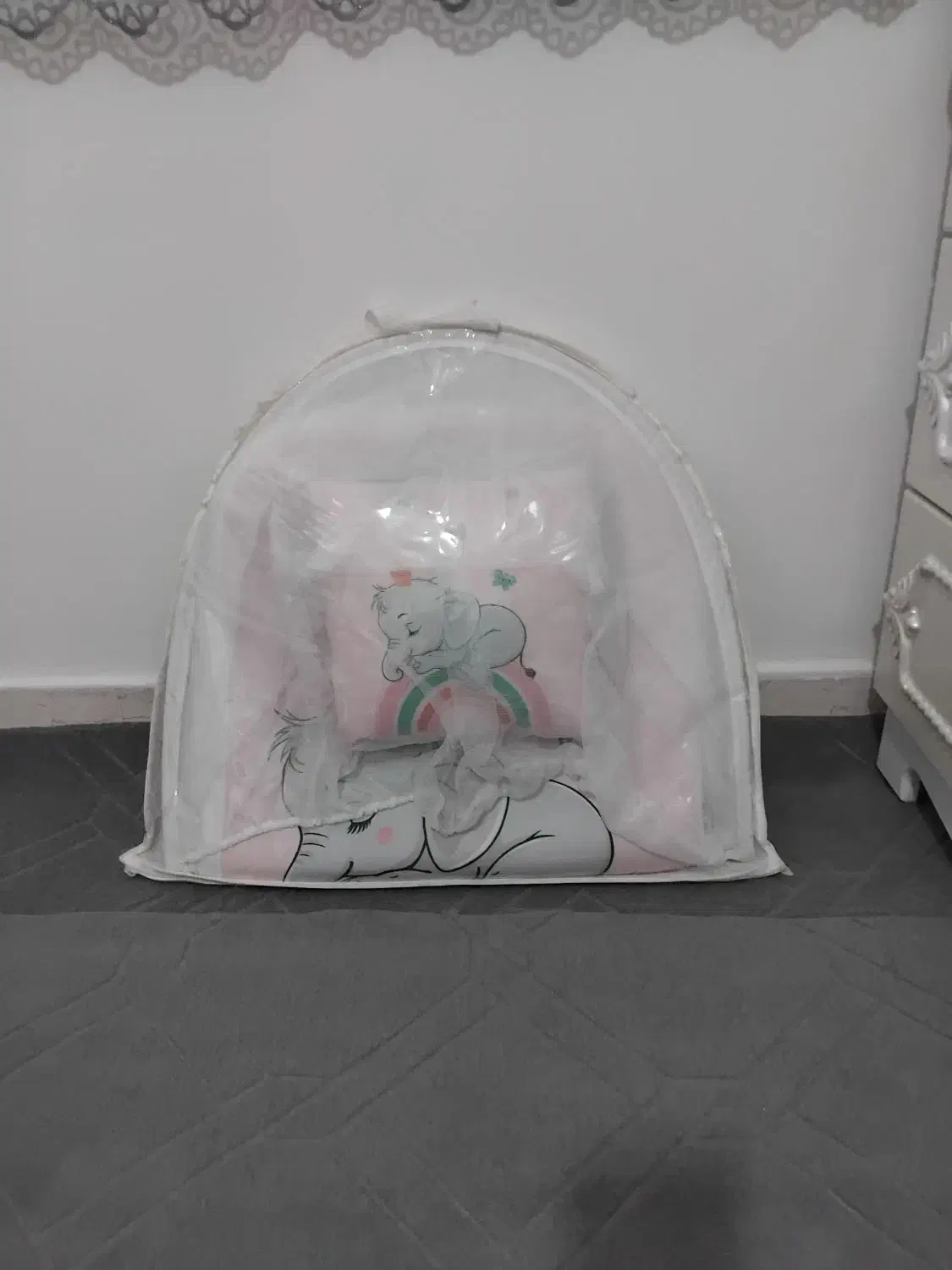 پاپوش نوزاد،پشه بند،خرس بزرگ قرمز|اسباب و اثاث بچه|پاکدشت, خاتون آباد|دیوار