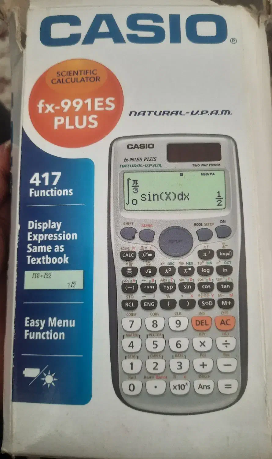 ماشین حساب مهندسی کاسیو اصل|لوازم التحریر|زنجان, |دیوار