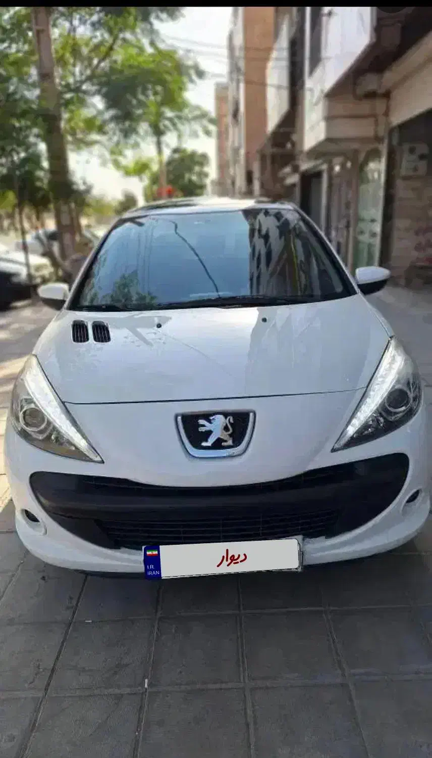 207 مدل 401 پانا بی رنگ|خودرو سواری و وانت|قزوین, |دیوار