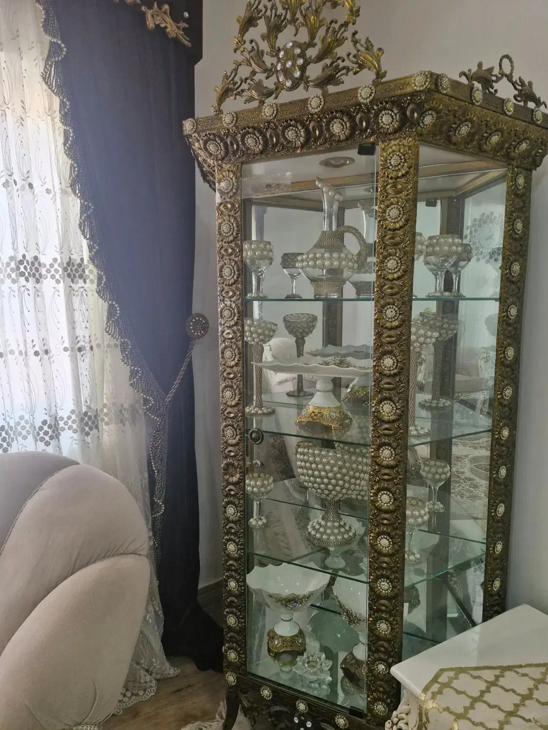 ویترین برنج|بوفه، ویترین، کنسول|ساری, |دیوار