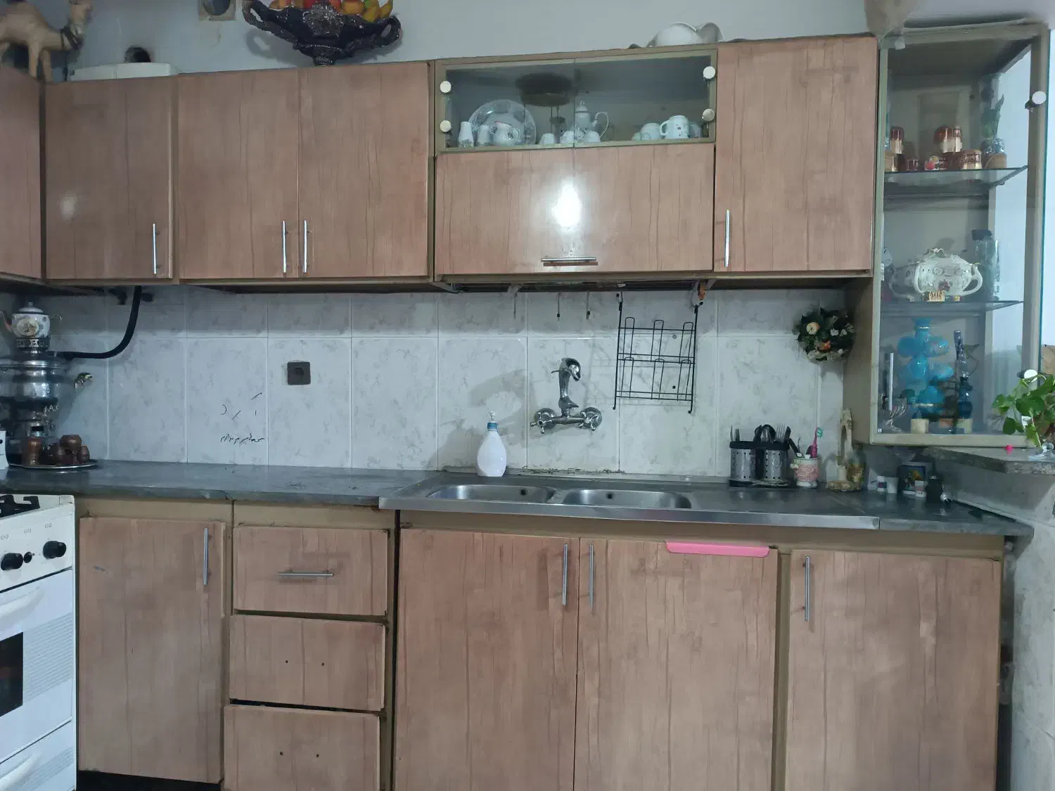 کابینت فلز|آب‌چکان و نظم‌دهنده ظروف|سبزوار, شرق کال جنوبی (شمس آبادی)|دیوار