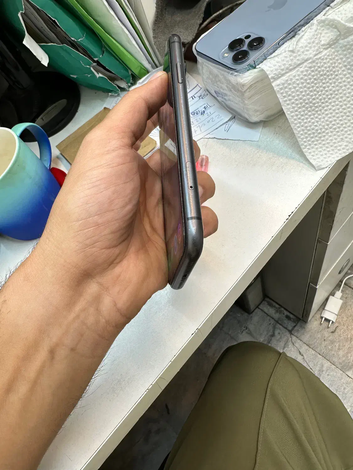 iPhone 11normal 128 black 2sim pack asli|موبایل|مشهد, بهشت|دیوار