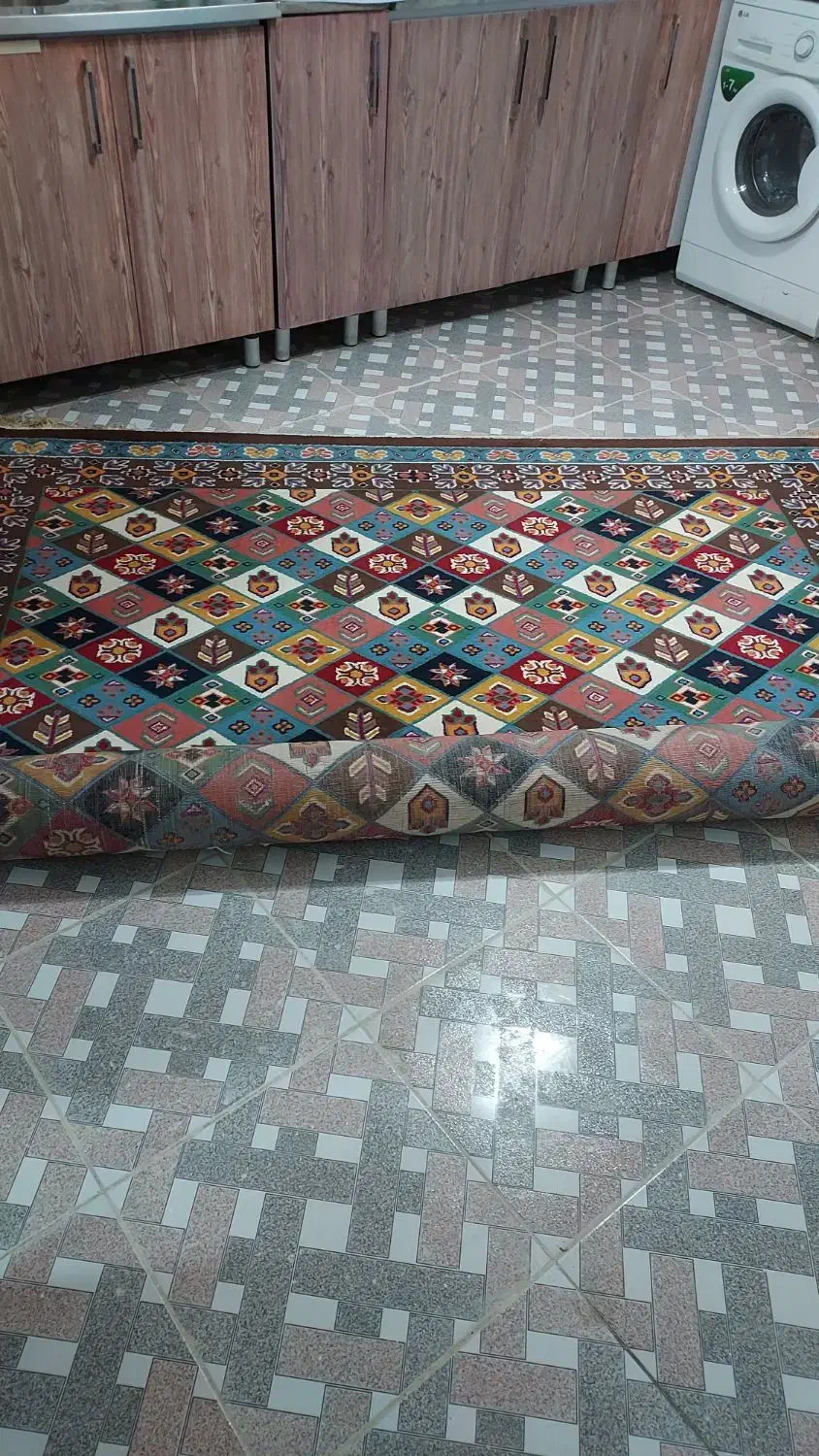 گلیم فرش اشپزخانه|گلیم، جاجیم، گبه|همدان, |دیوار