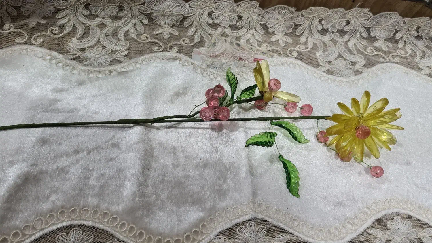 گل کریستال شیشه ای دست ساز|گل مصنوعی|تهران, سلسبیل شمالی|دیوار