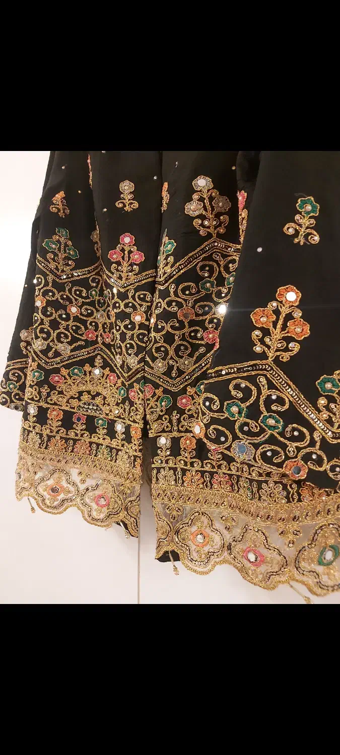 مانتو سنتی آینه کاری و خامه دوزی|لباس|تهران, پرستار|دیوار