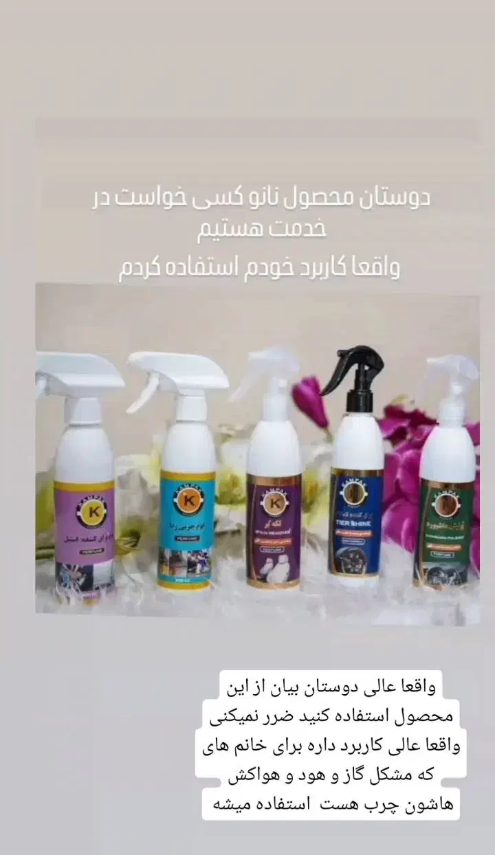 محصولات نانو|مواد شوینده و دستمال کاغذی|گرگان, |دیوار