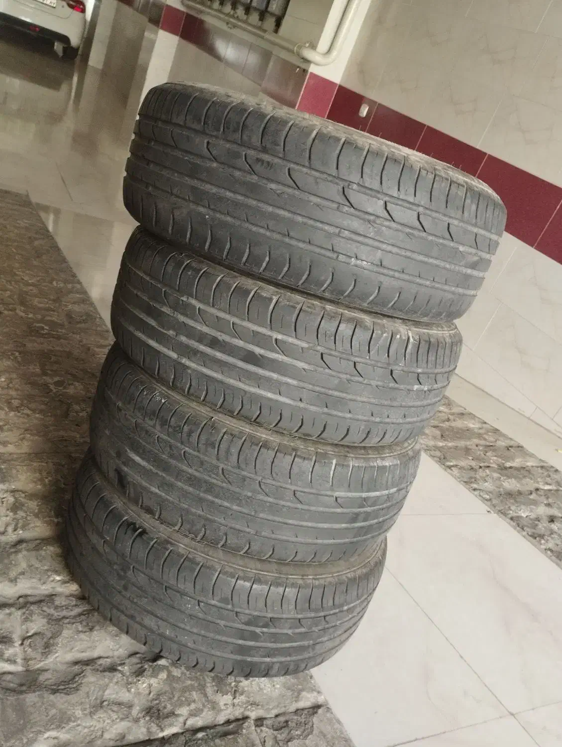 ۴ حلقه لاستیک جک سواری|قطعات یدکی و لوازم جانبی|زنجان, |دیوار