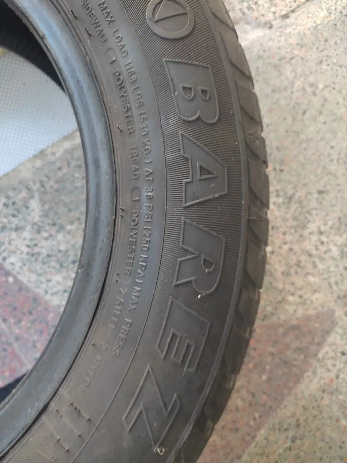 لاستیک بارز14.65.185|قطعات یدکی و لوازم جانبی|شیراز, سعدیه شمالی|دیوار