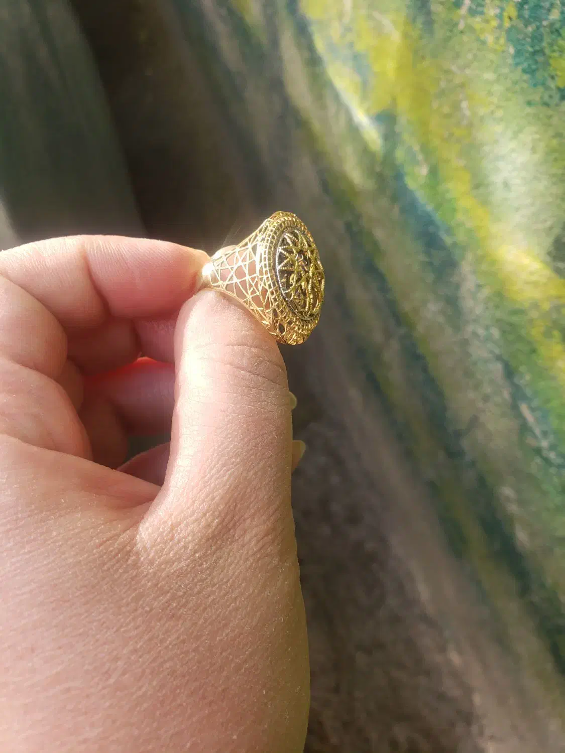 انگشتر طلا شیک|جواهرات|یاسوج, |دیوار